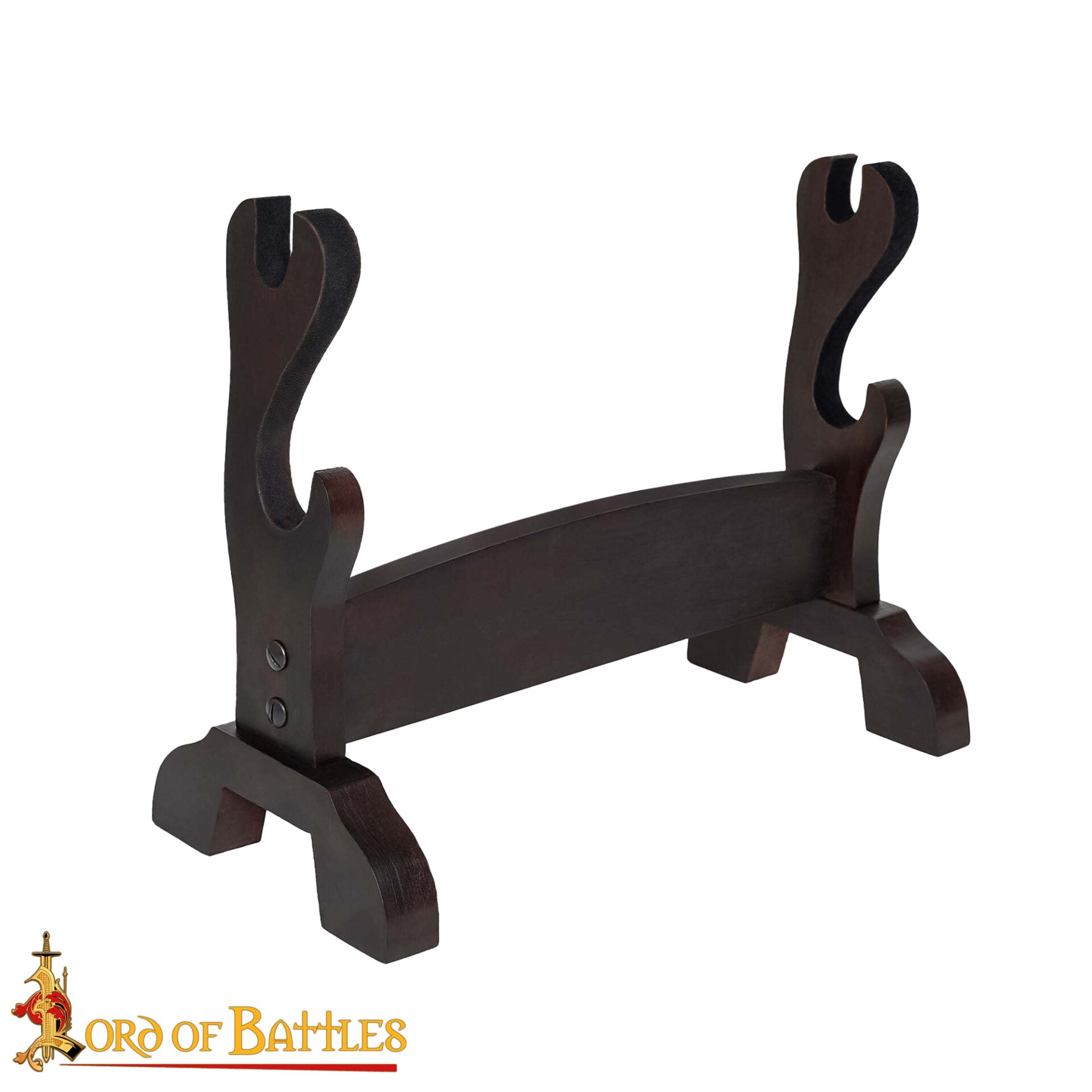 Expositor para Espadas Medievales y Katanas de Madera de Dos Pisos - Imagen 5