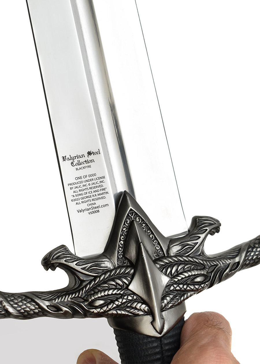 Hoja replica espada fuego Oscuro de Aegon el Conquistador y Aegon edición Libros OFICIAL
