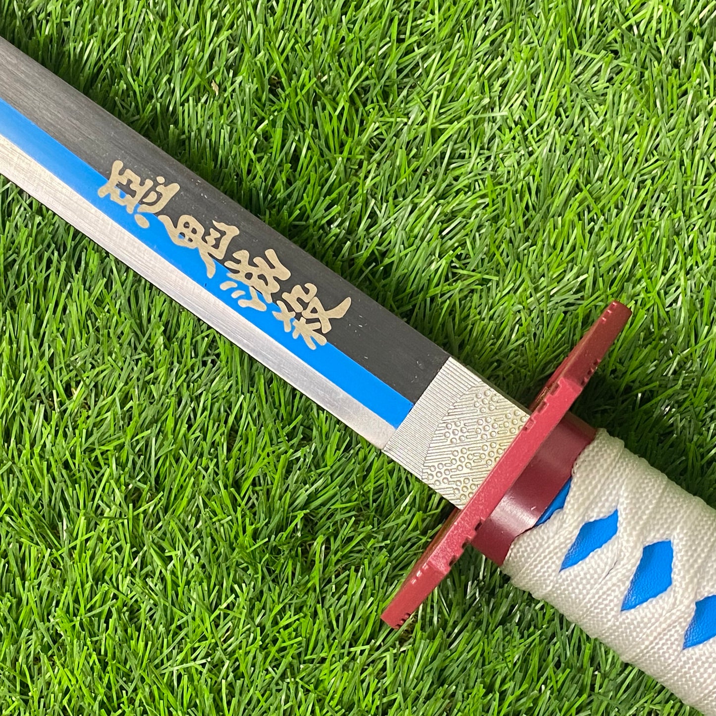 Tomioka Giyuu Decorative Steel Katana Kimetsu no Yaiba W/Defects N92