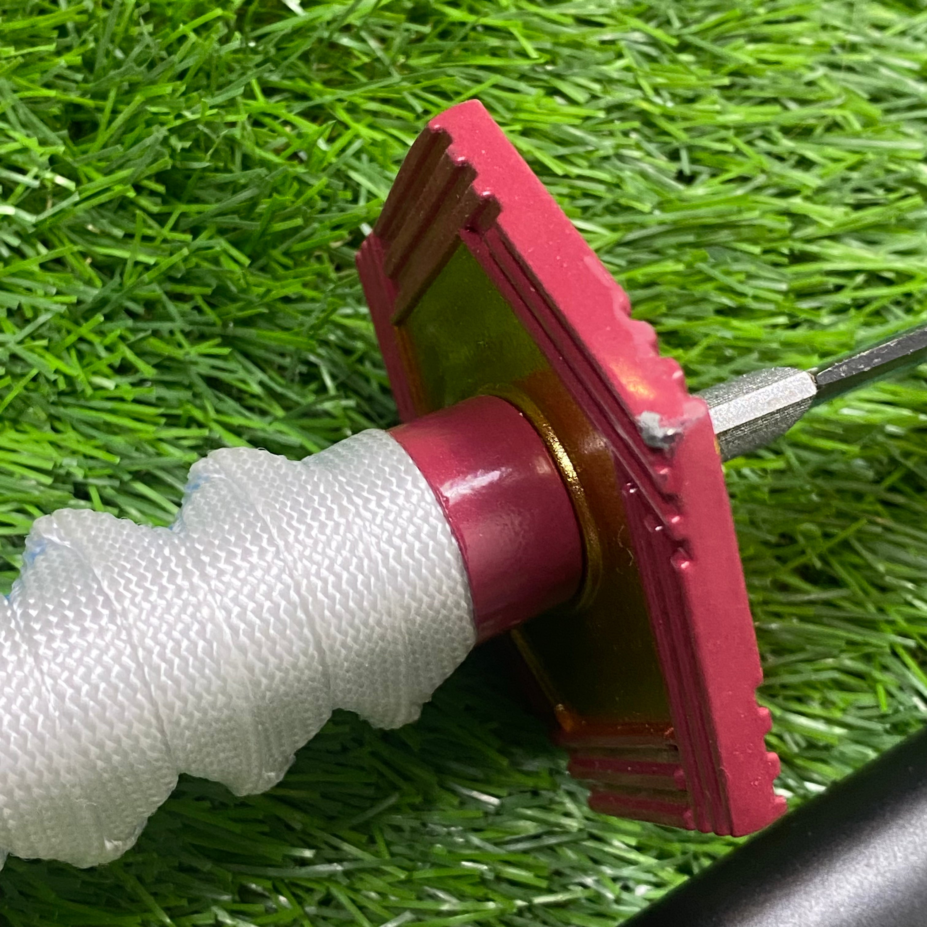 Katana Decorativa de Acero de Tomioka Giyuu Kimetsu no Yaiba C/Defectos N93