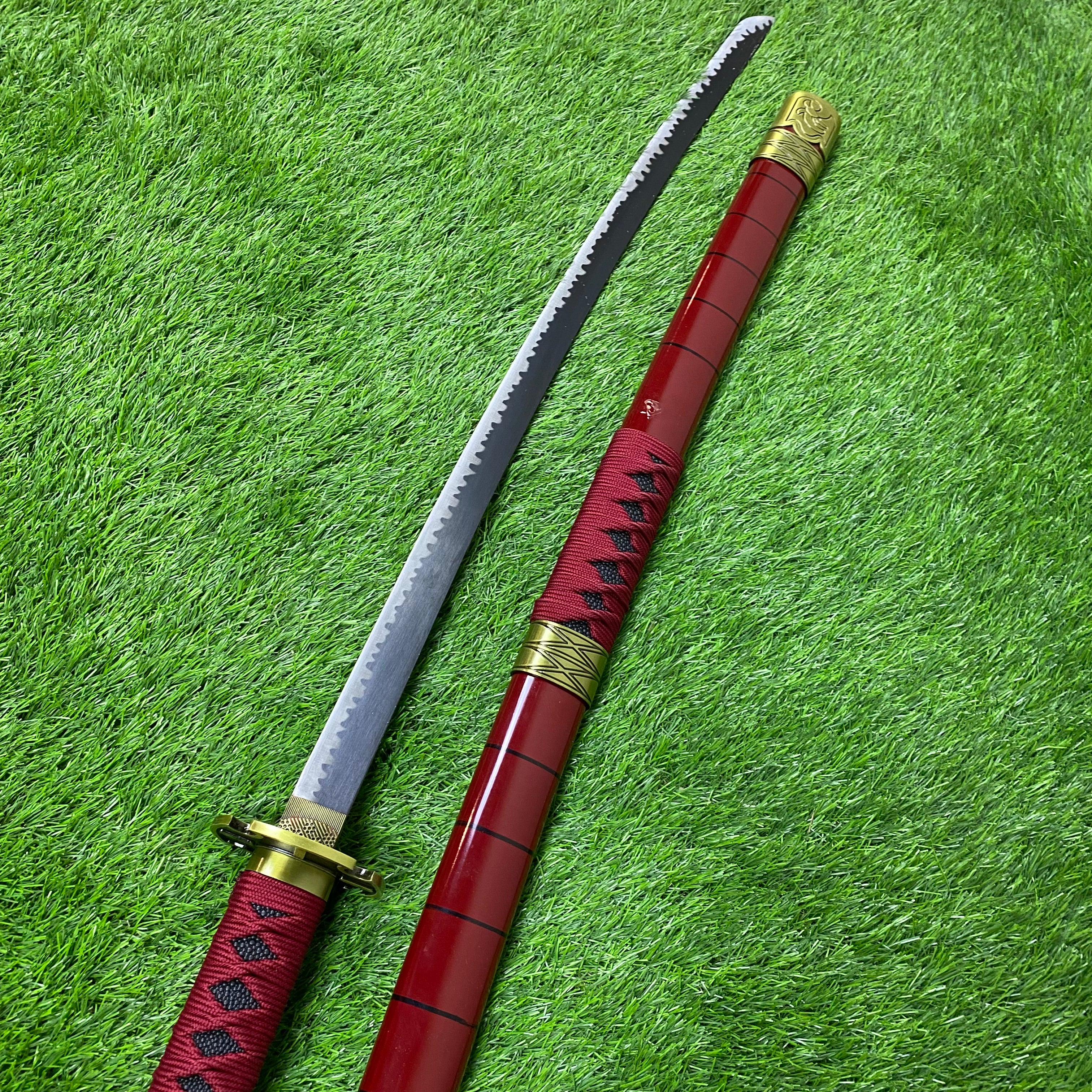 Katana Sandai Kitetsu Roronoa Zoro One Piece Decorativa Gama Alta C/Defectos N108