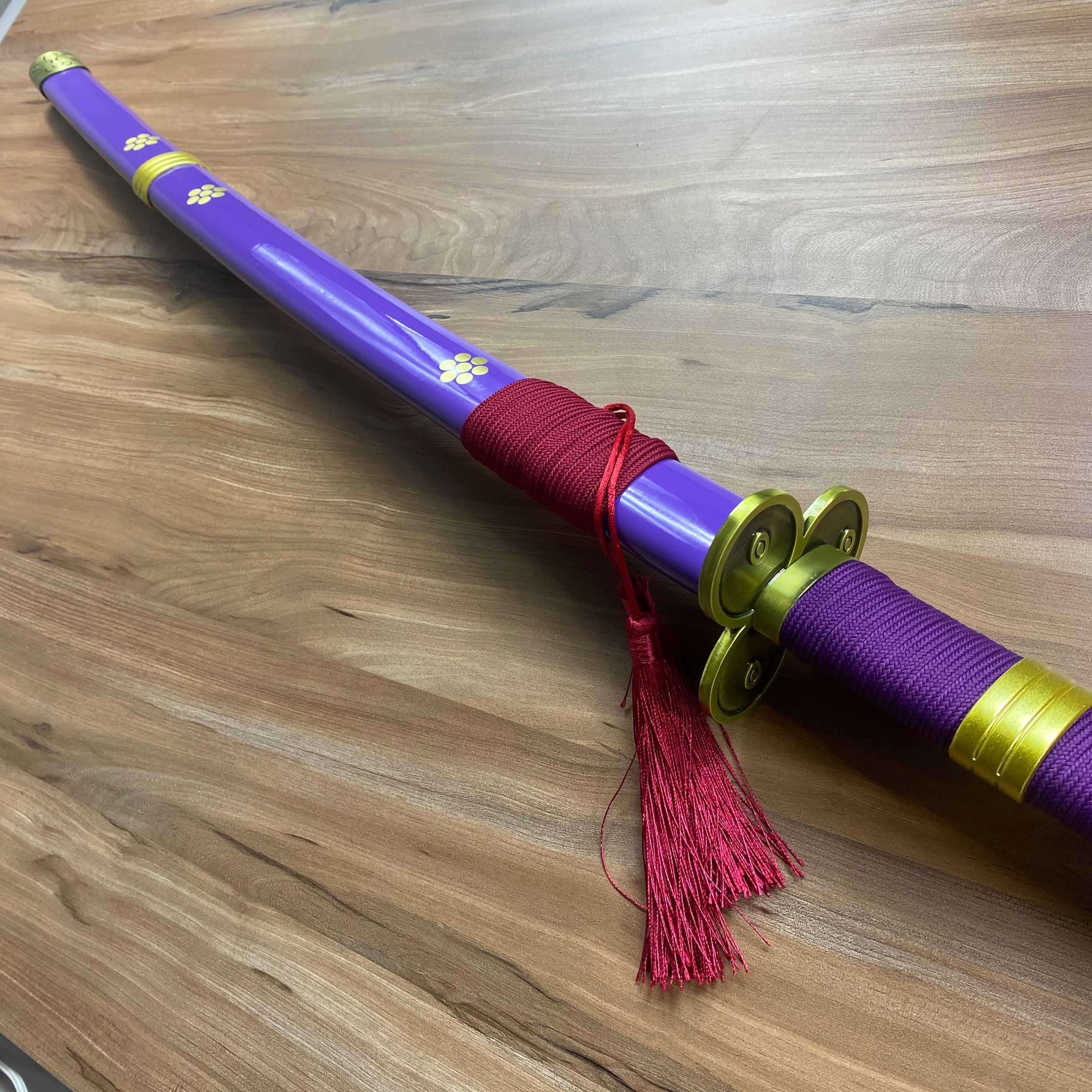 Katana Enma Morada de Zoro One Piece C/Defectos N60
