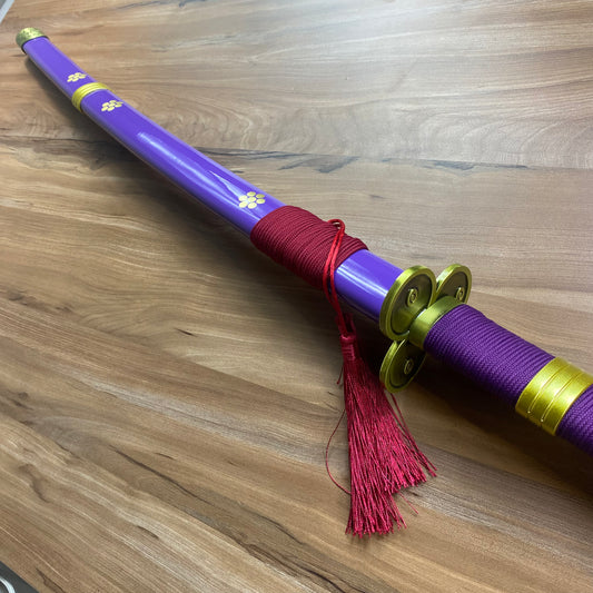 Katana Enma Morada de Zoro One Piece C/Defectos N60