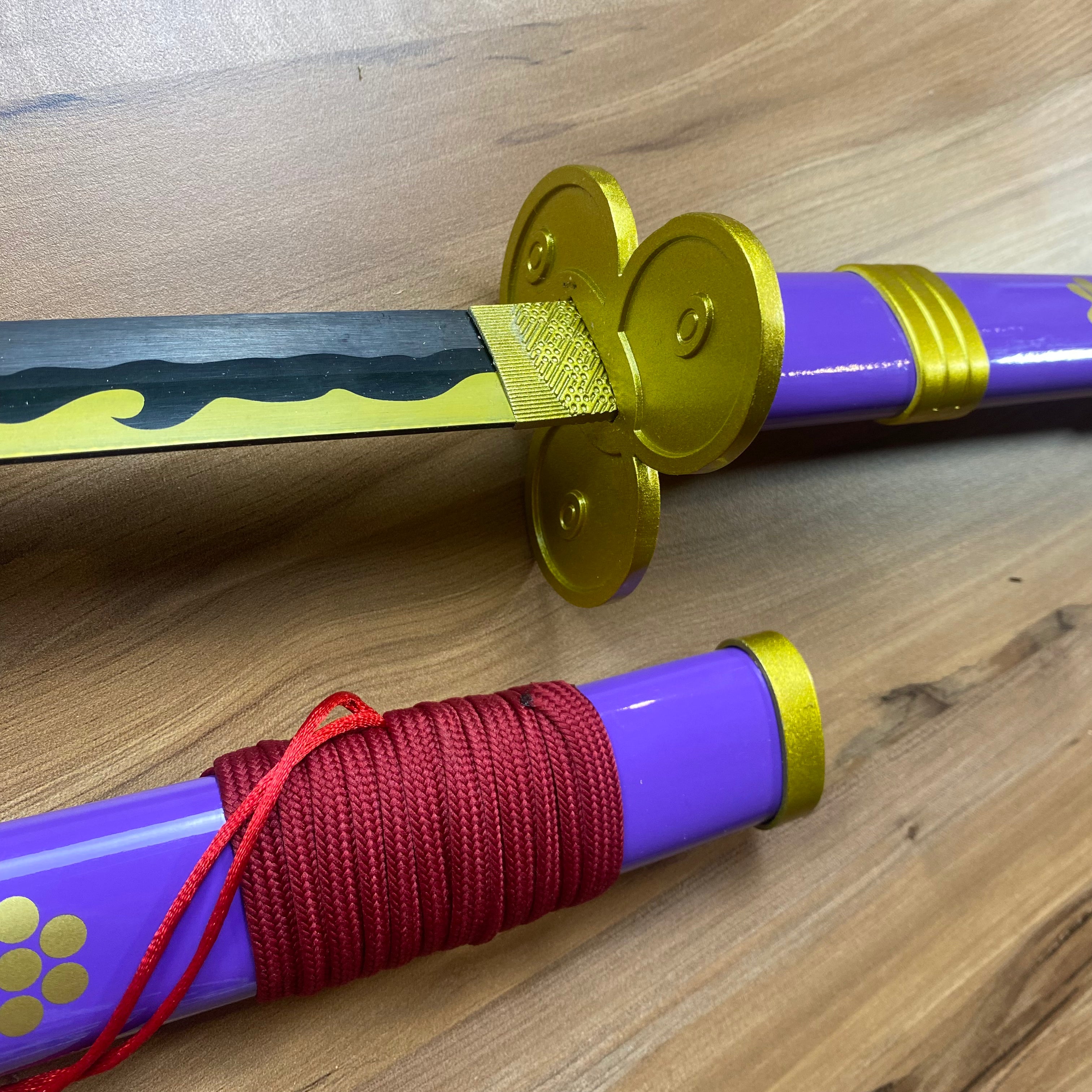 Katana Enma de Zoro de One Piece hoja verde C/Defectos N62