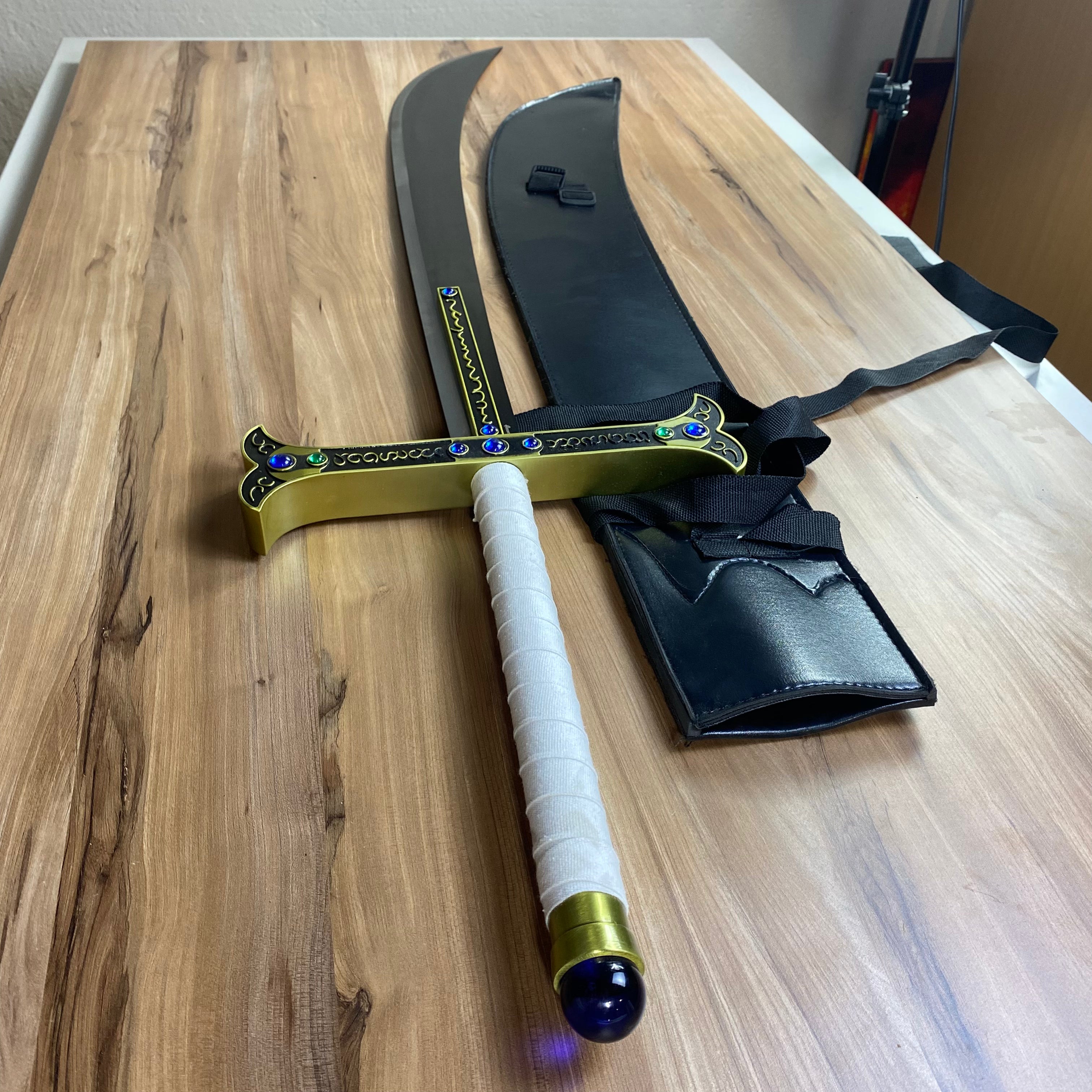 Espada Decorativa Mihawk One Piece C/Defectos N66