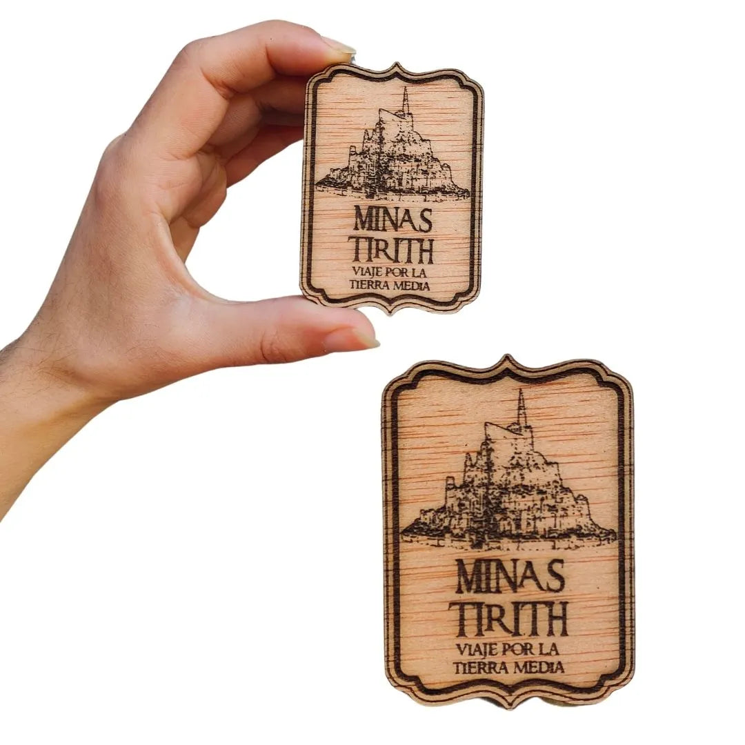 Imagen de Imán Minas Tirith Viaje Por La Tierra Media parte de nuestra colección en Espadas y más, sitio oficial.