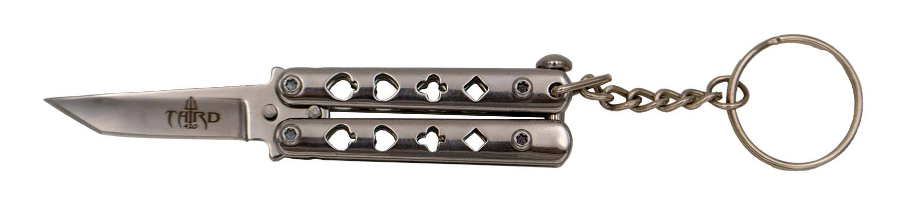 Imagen de Navaja LLavero de Mariposa - Punta Tanto - Variedad de Acabados parte de nuestra colección en Espadas y más, sitio oficial.