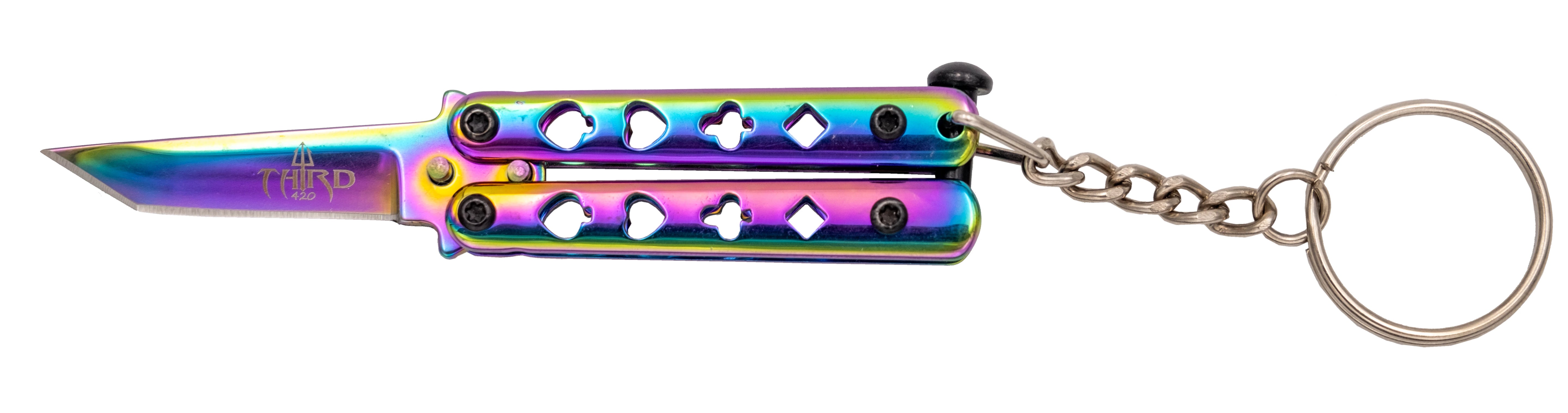 Imagen de Navaja LLavero de Mariposa - Punta Tanto - Variedad de Acabados parte de nuestra colección en Espadas y más, sitio oficial.