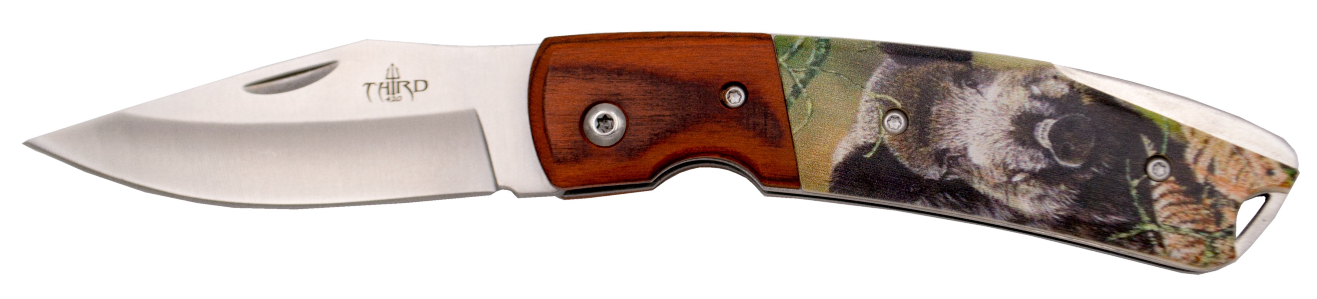 Third Knife ABS Handle 3D Boar Detail Stainless Steel 7.7 cm