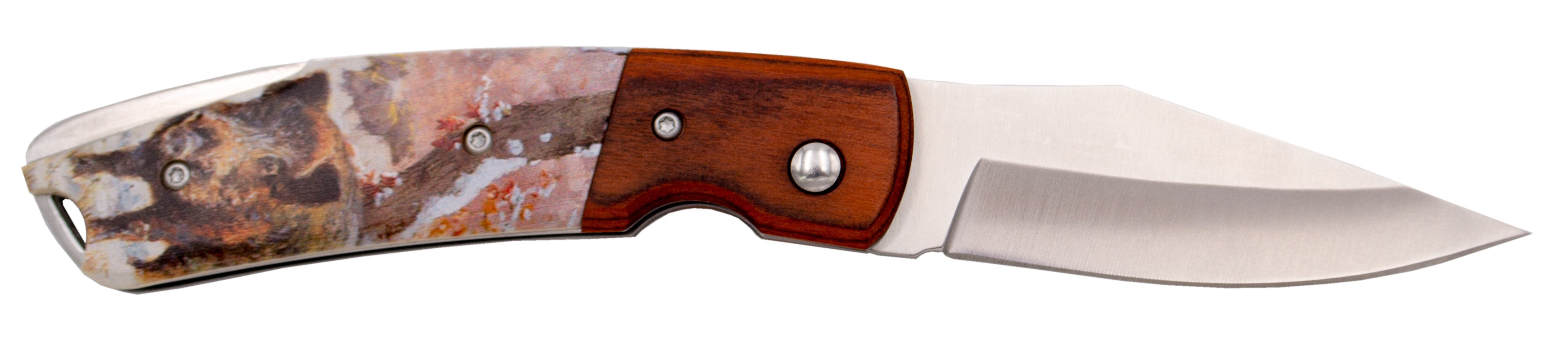 Third Knife ABS Handle 3D Boar Detail Stainless Steel 7.7 Cm 2