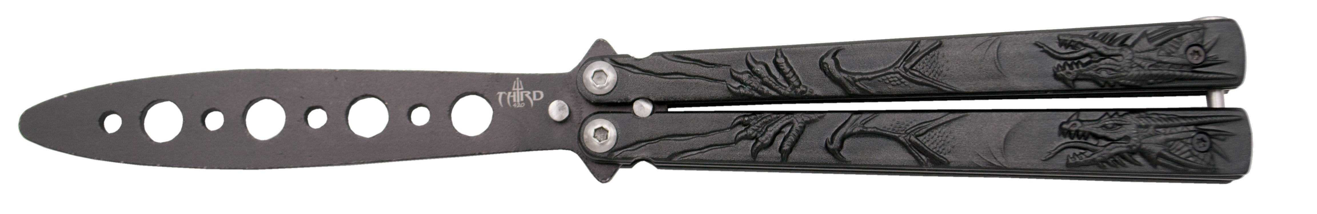 Navaja práctica Third K2829X acero negro 10.8 cm