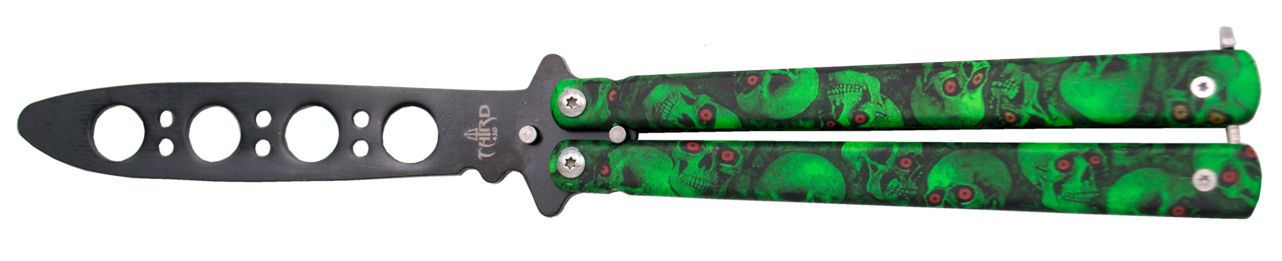 Navaja De Práctica Third K3102v Calaveras Verdes