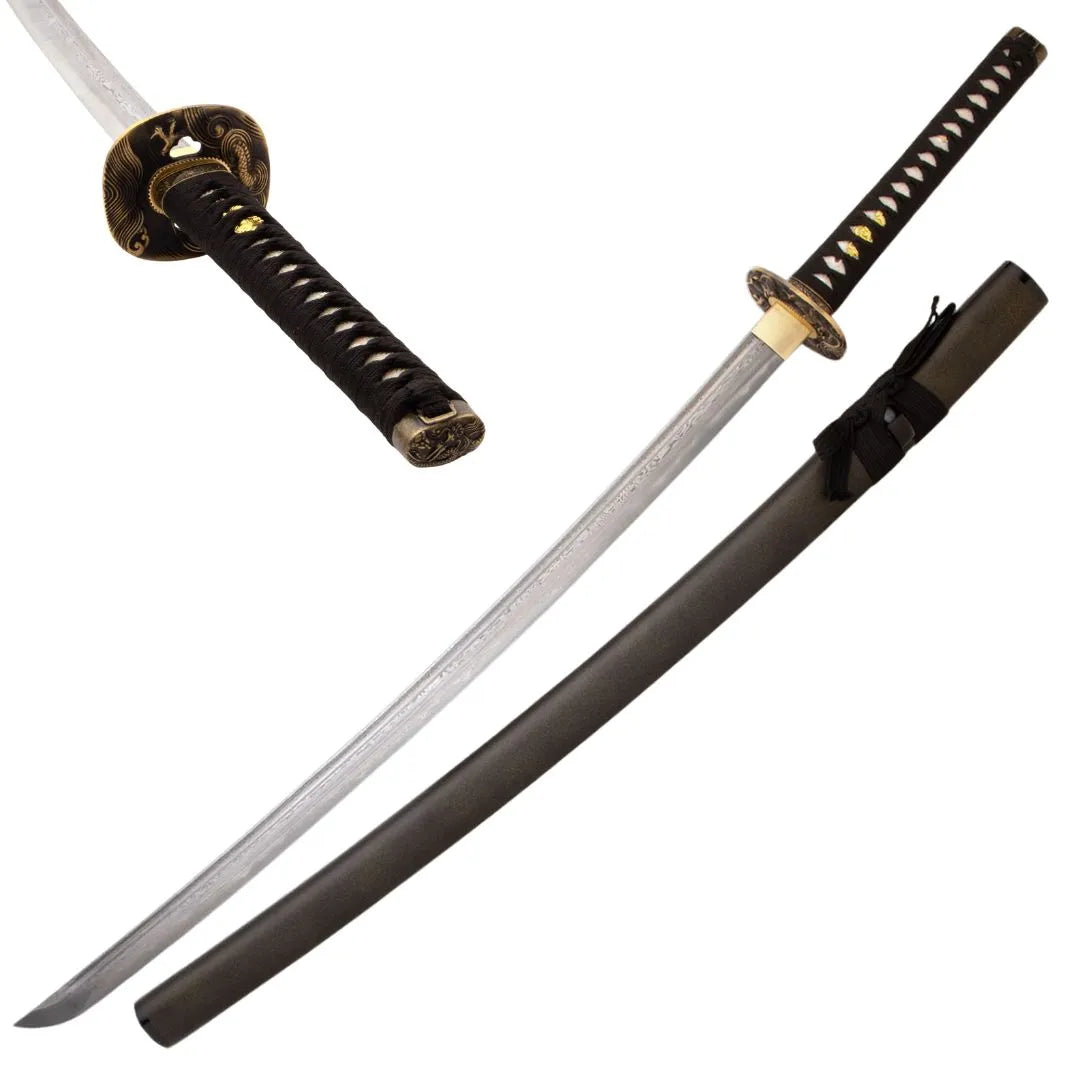 Katana Bushido Nami acero carbono plegado