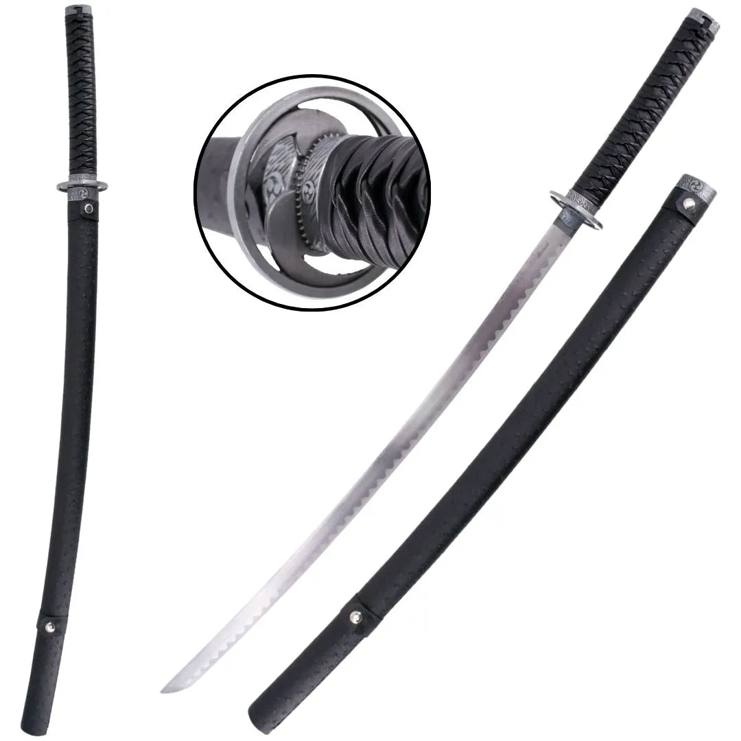 Imagen de Katana Decorativa Samurái - Negra S6044N parte de nuestra colección en Espadas y más, sitio oficial.