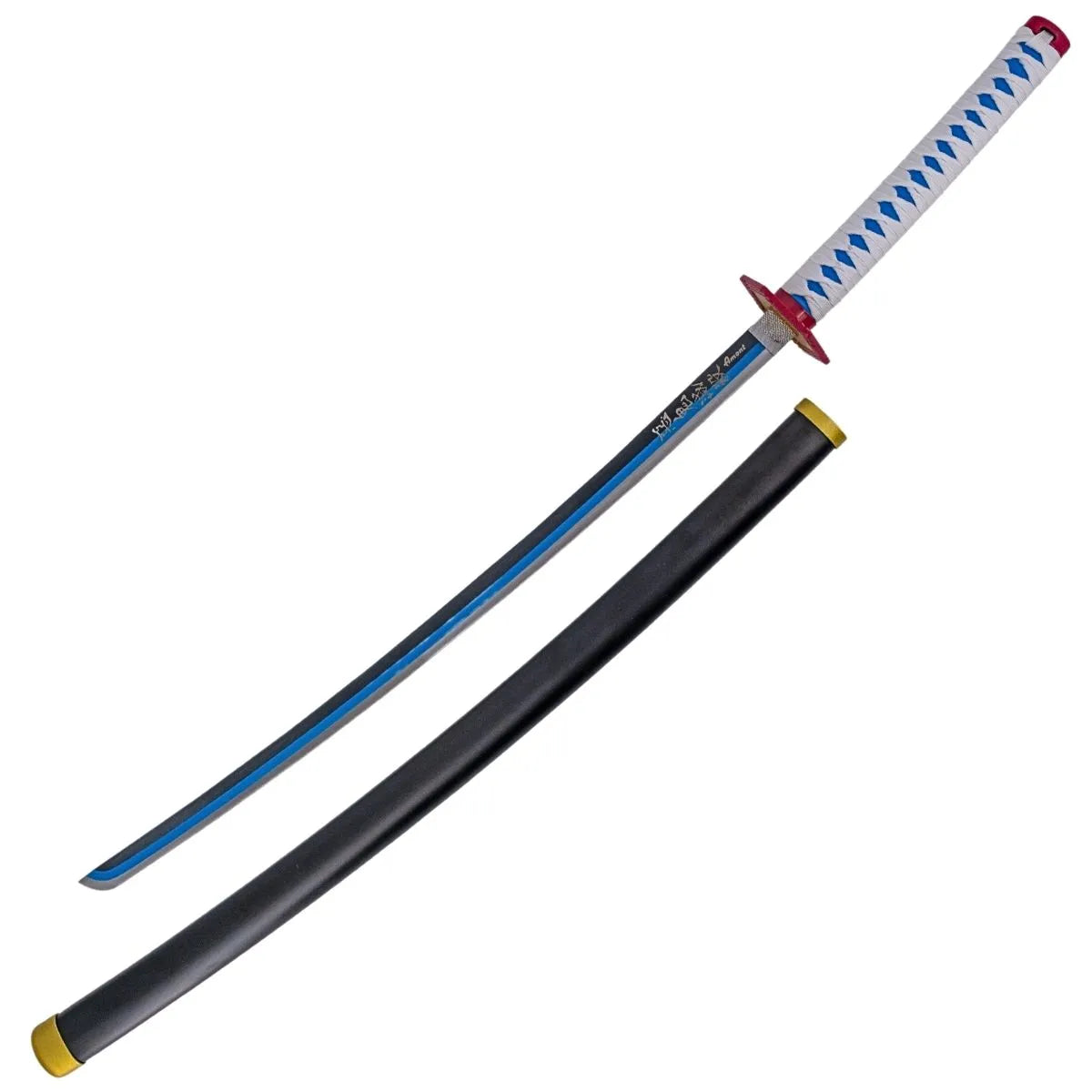 Katana Decorativa de Acero de Tomioka Giyuu Kimetsu no Yaiba