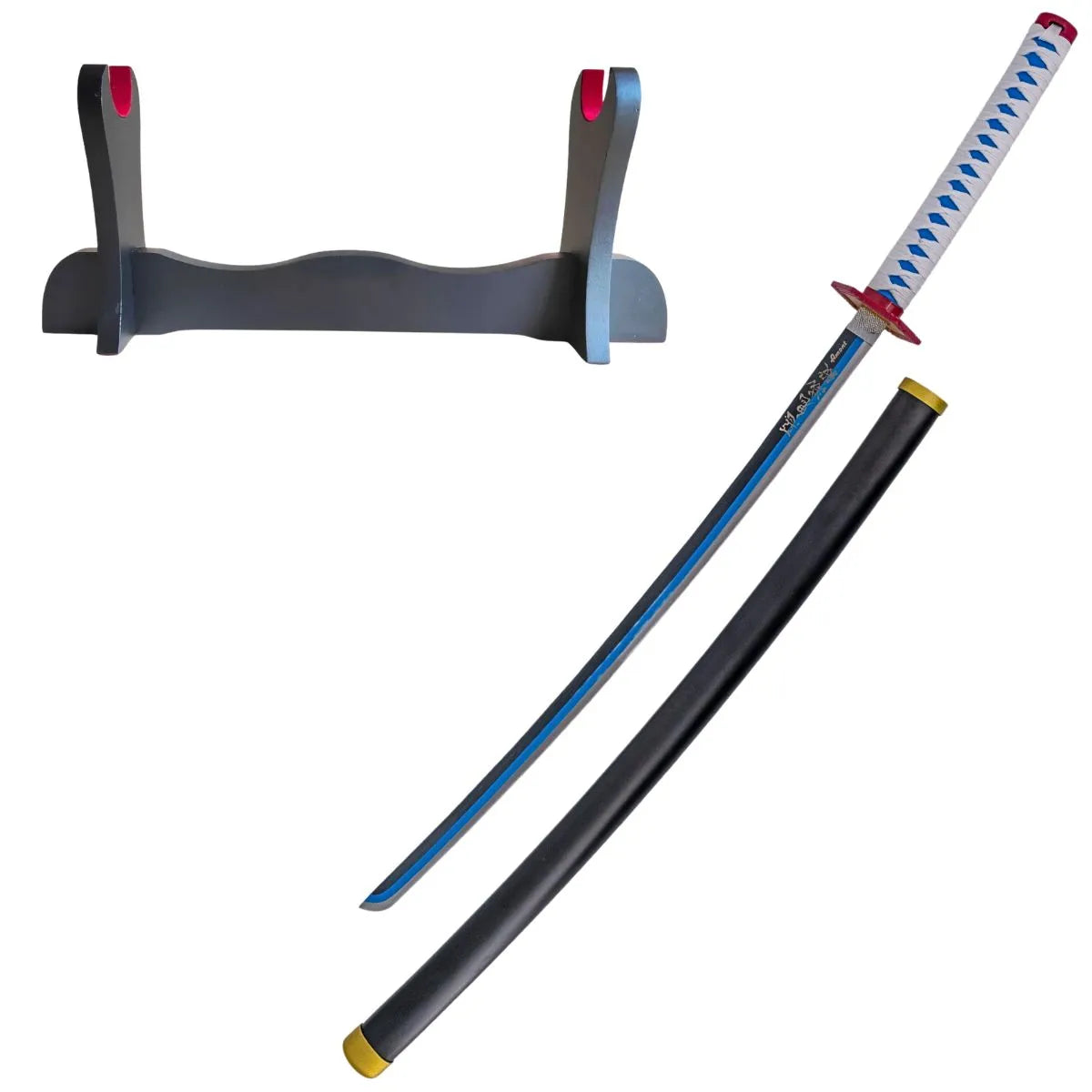 Katana Decorativa de Acero de Tomioka Giyuu Kimetsu no Yaiba