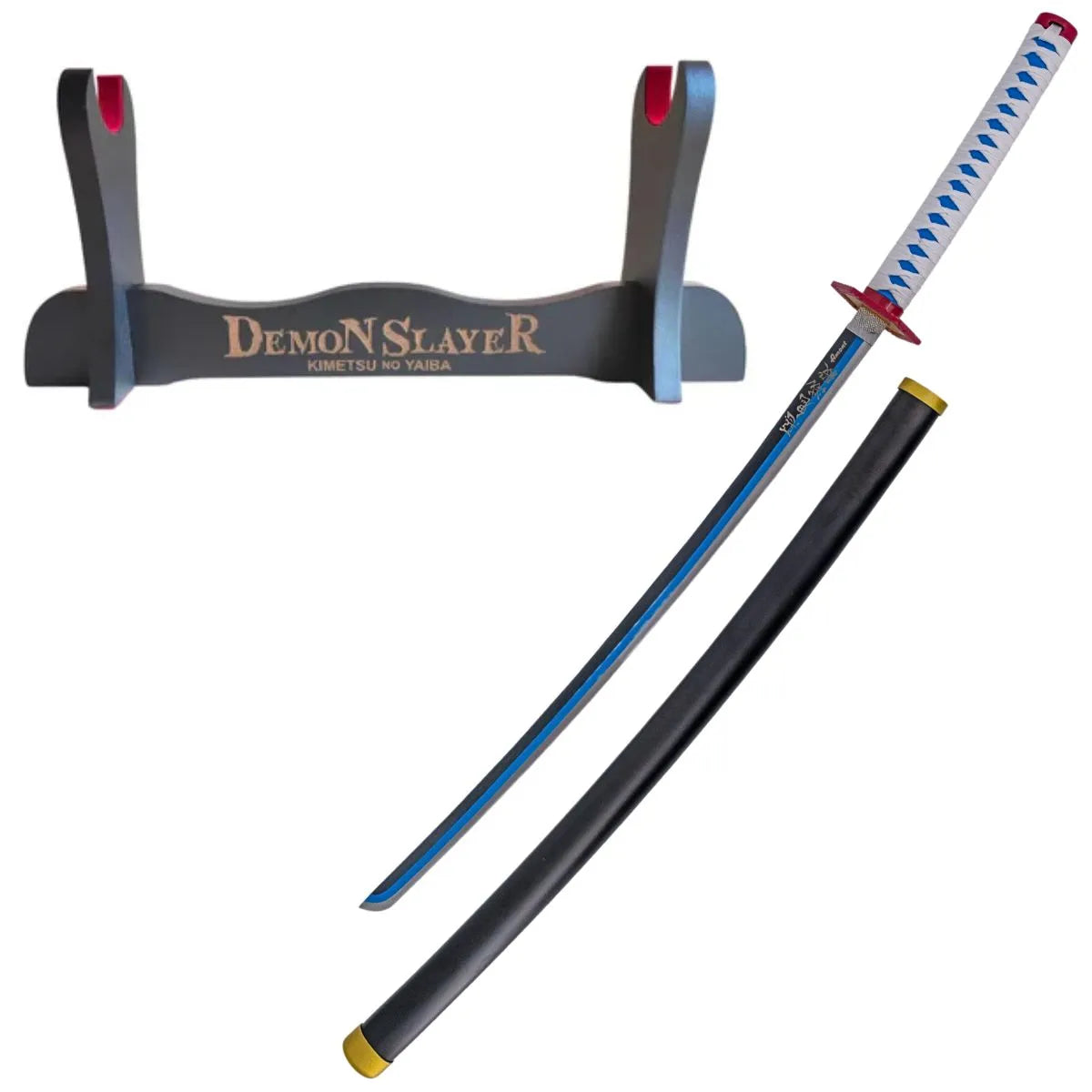 Katana Decorativa de Acero de Tomioka Giyuu Kimetsu no Yaiba