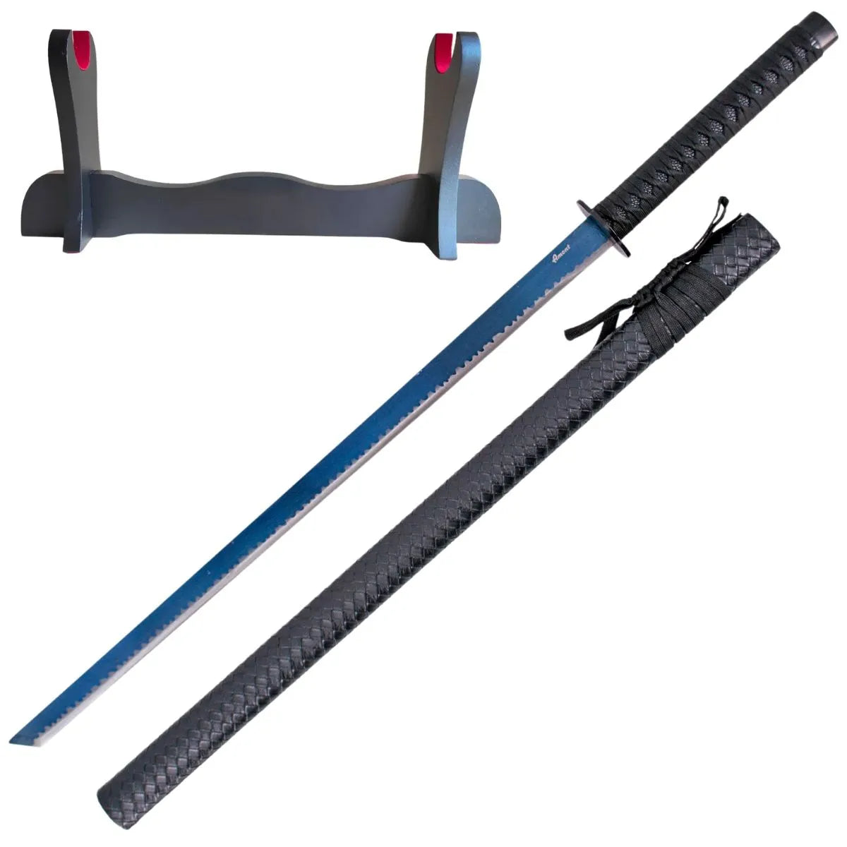 Katana Decorativa de Titanio Azul