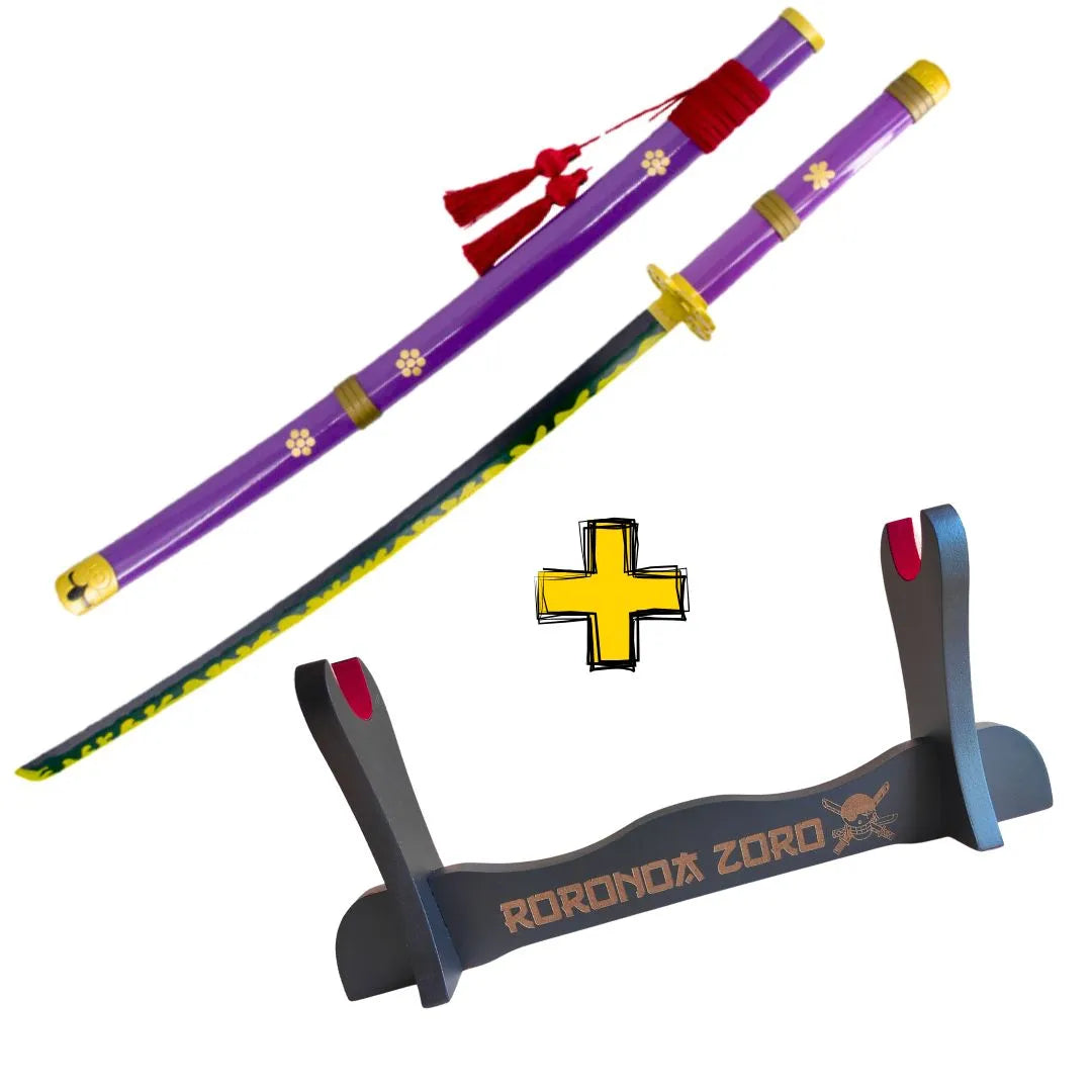 Imagen de Katana Enma con hoja de bambú Zoro One Piece parte de nuestra colección en Espadas y más, sitio oficial.