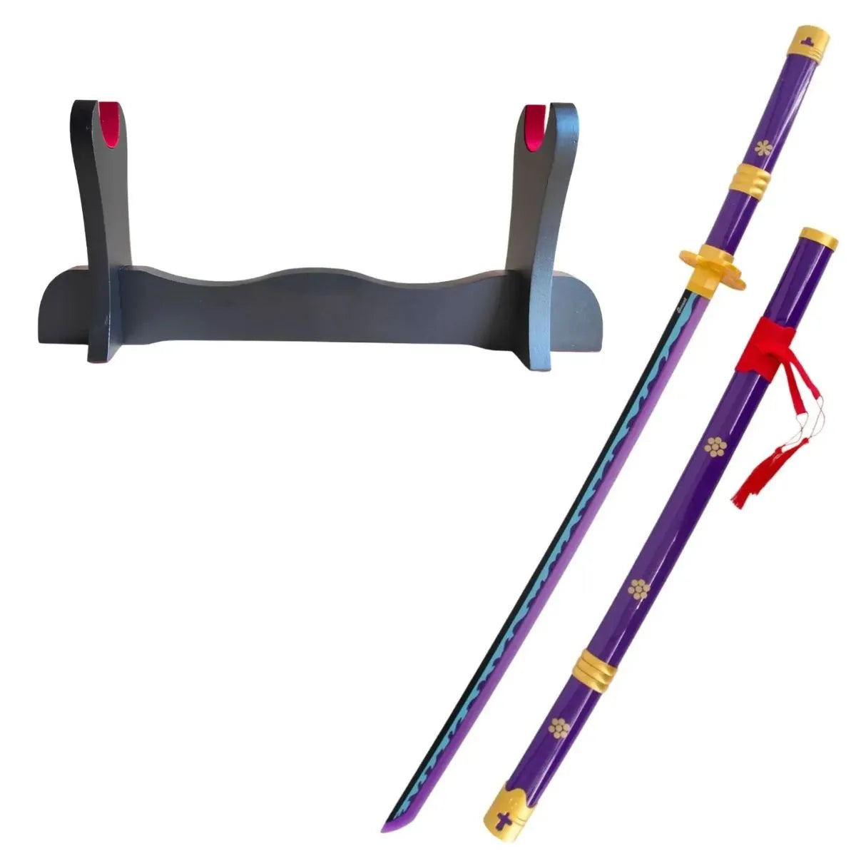 Katana Enma de Zoro Morada de One Piece - Bambú con Led