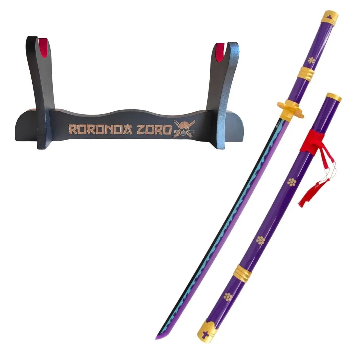 Katana Enma de Zoro Morada de One Piece - Bambú con Led