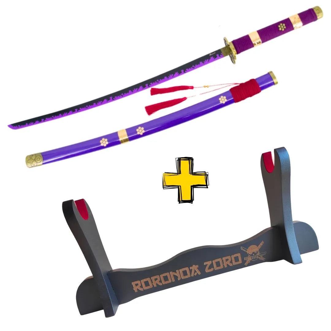 Imagen de Katana Enma morada de Zoro De One Piece parte de nuestra colección en Espadas y más, sitio oficial.