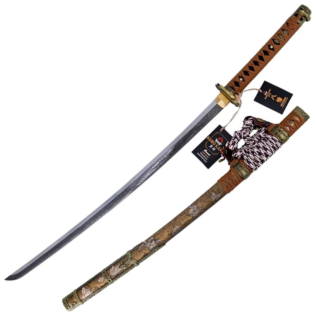 Katana Funcional Kuro Kami Hachiman – Acero 1090 Certificado