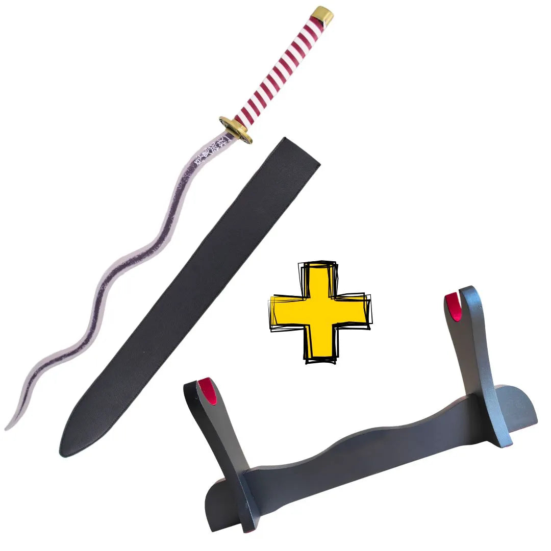 Imagen de Katana Obanai Iguro de Kimetsu no Yaiba o Demon Slayer S0278 parte de nuestra colección en Espadas y más, sitio oficial.