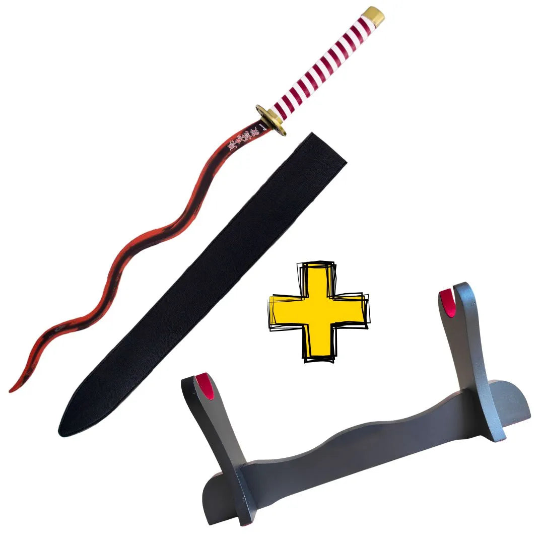 Imagen de Katana Obanai Iguro de Kimetsu no Yaiba o Demon Slayer S0278 parte de nuestra colección en Espadas y más, sitio oficial.