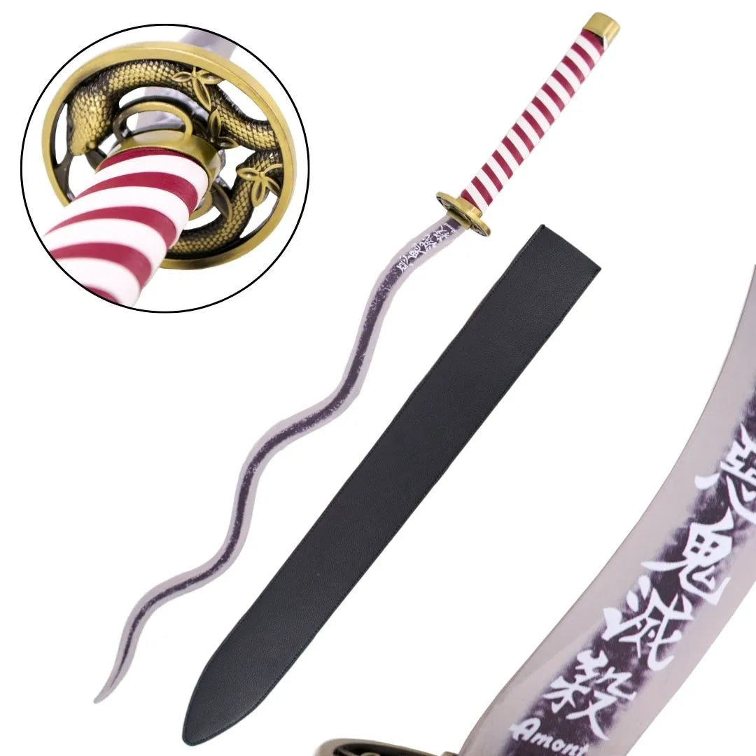 Imagen de Katana Obanai Iguro de Kimetsu no Yaiba o Demon Slayer S0278 parte de nuestra colección en Espadas y más, sitio oficial.