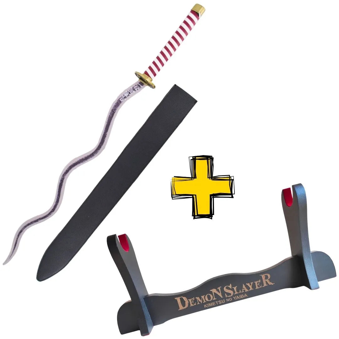Imagen de Katana Obanai Iguro de Kimetsu no Yaiba o Demon Slayer S0278 parte de nuestra colección en Espadas y más, sitio oficial.