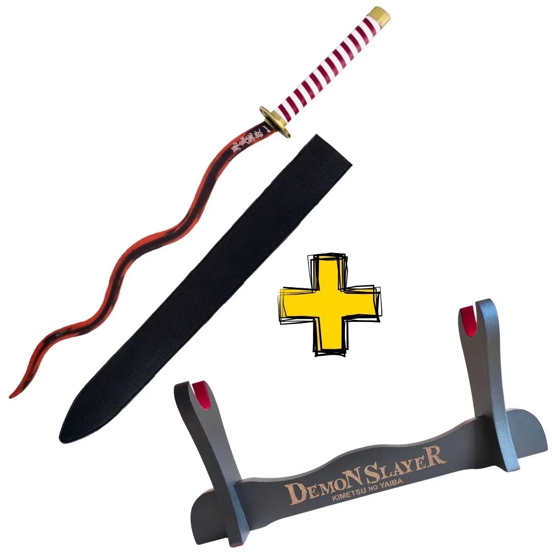 Imagen de Katana Obanai Iguro de Kimetsu no Yaiba o Demon Slayer S0278 parte de nuestra colección en Espadas y más, sitio oficial.