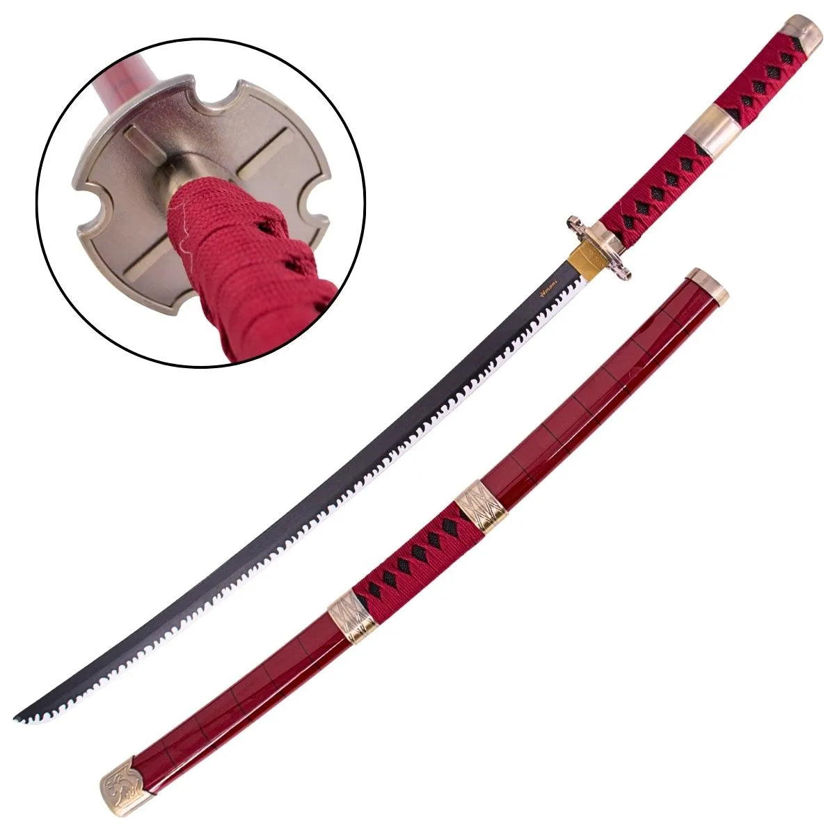 Katana Sandai Kitetsu con hoja de Bambú Zoro One piece