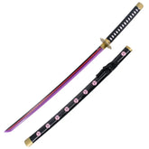 Imagen de Katana Sushui de Zoro de One Piece de bambú con luces Led S6051 parte de nuestra colección en Espadas y más, sitio oficial.