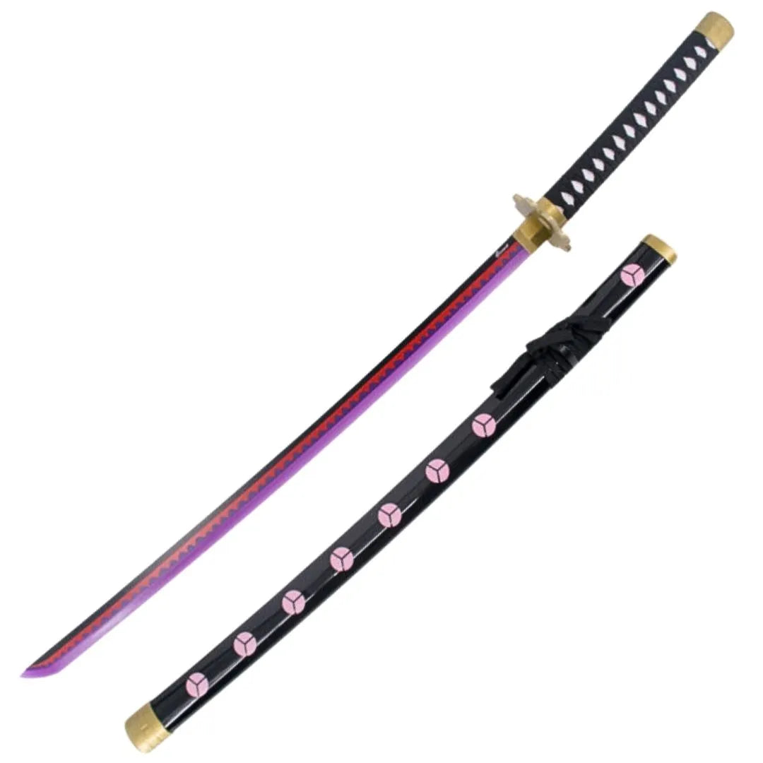 Imagen de Katana Sushui de Zoro de One Piece de bambú con luces Led S6051 parte de nuestra colección en Espadas y más, sitio oficial.