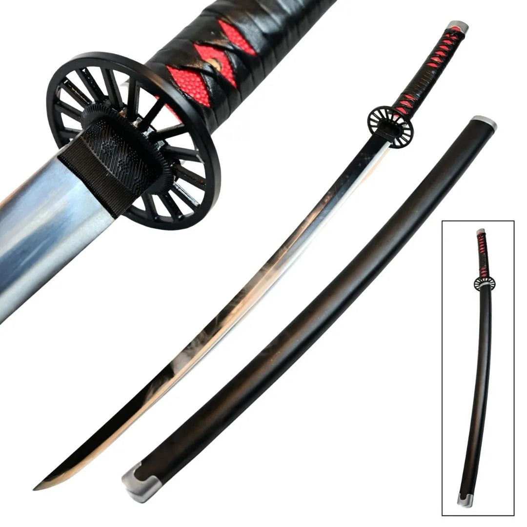 Imagen de Katana Tanjiro Kamado Demon Slayer Kimetsu no Yaiba parte de nuestra colección en Espadas y más, sitio oficial.