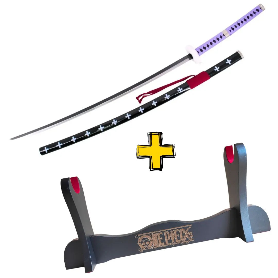 Imagen de Katana Trafalgar Law hoja bambú One Piece parte de nuestra colección en Espadas y más, sitio oficial.