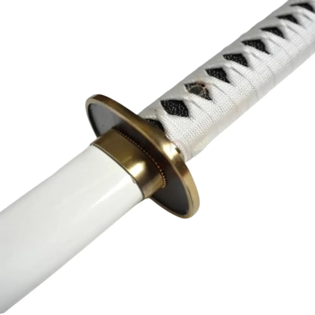 Katana Wado Ichimonji Zoro de One Piece Funcional acero de damasco rojo 41704