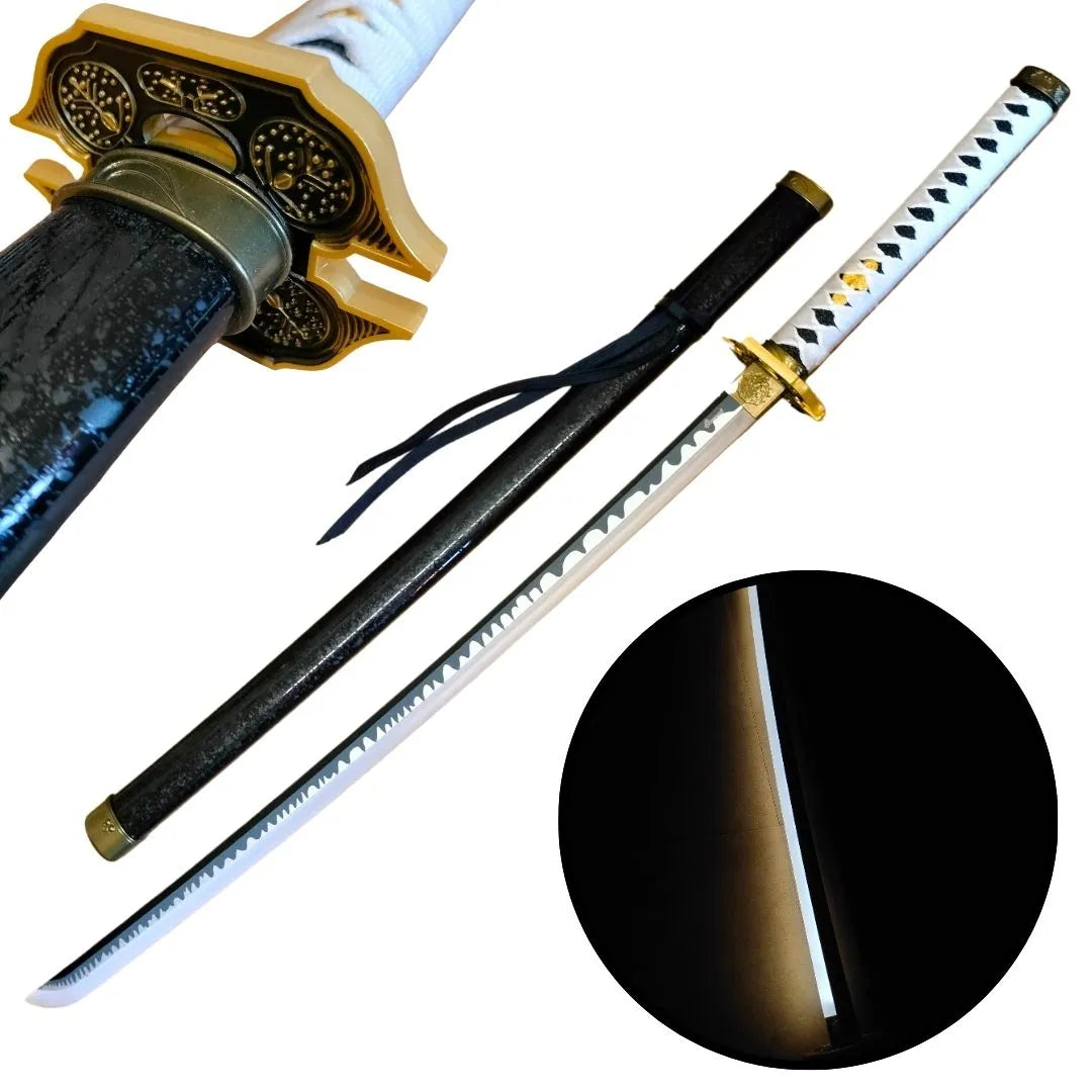 Imagen de Katana Yamato de Vergil de Devil May Cry de bambú con luces led S6055 parte de nuestra colección en Espadas y más, sitio oficial.