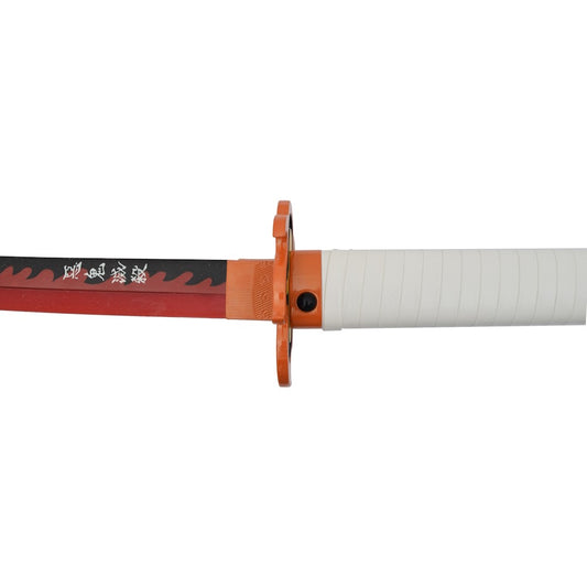Imagen de Katana de Rengoku con luces Led y hoja de acero zs656gd parte de nuestra colección en Espadas y más, sitio oficial.