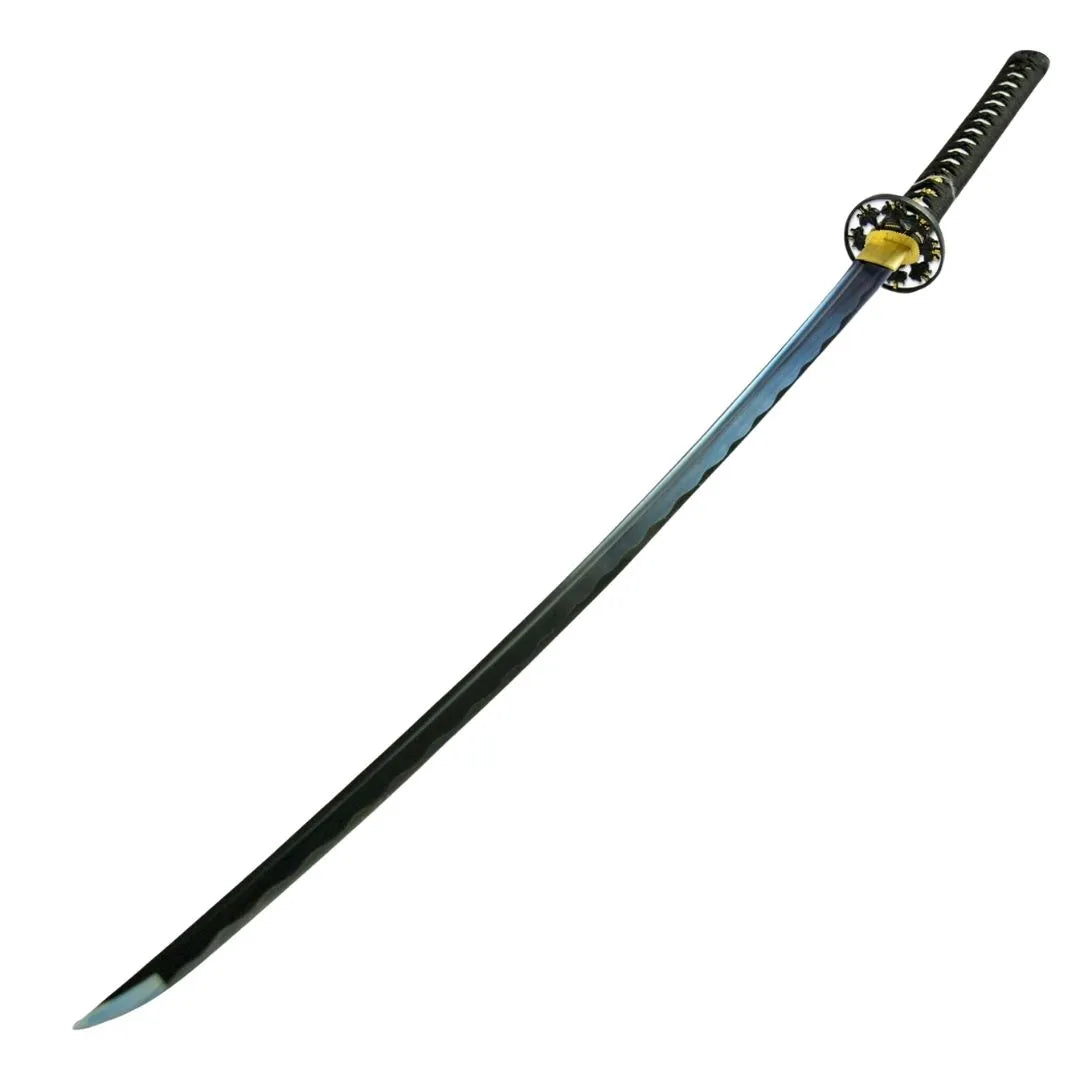 Katana afilada y funcional forjada a mano Flor de Ciruelo