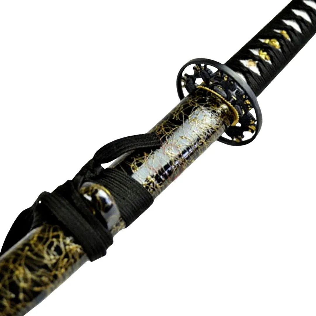 Katana afilada y funcional forjada a mano Flor de Ciruelo