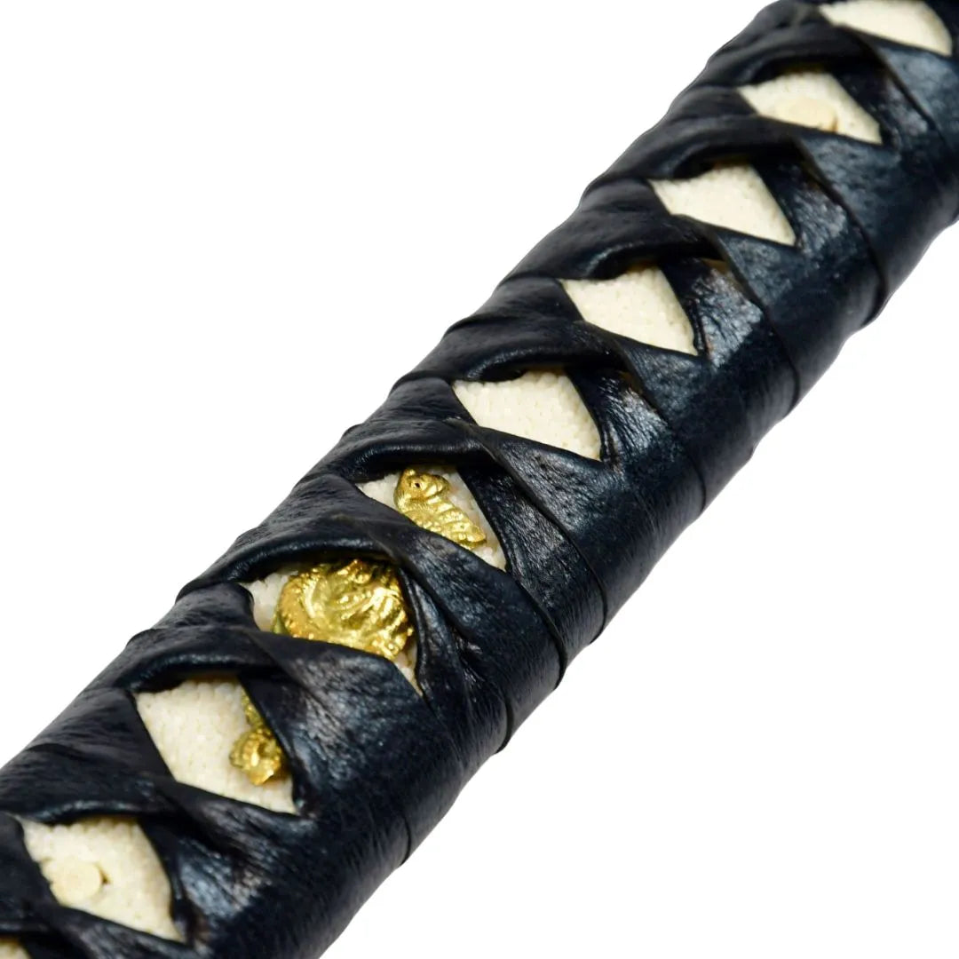 Imagen de Katana de Kill bill funcional afilada acero de damasco rojo 41703 parte de nuestra colección en Espadas y más, sitio oficial.