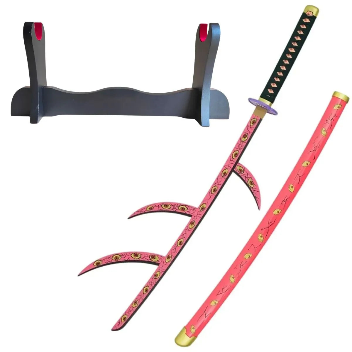 Katana de Kokushibou de bambú Kimetsu no Yaiba