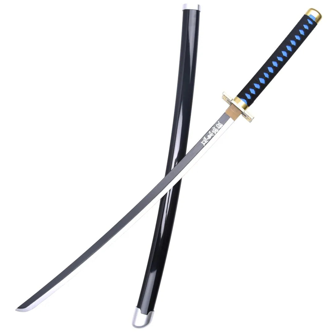 Katana de Muichiro Tokito con hoja de madera de bambú Demon Slayer Kimetsu no Yaiba