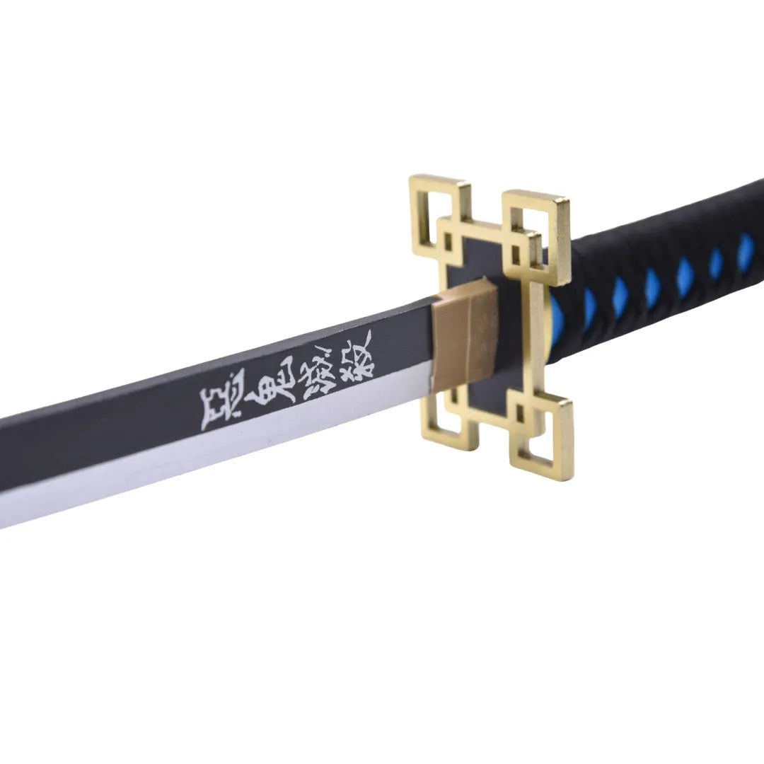 Katana de Muichiro Tokito con hoja de madera de bambú Demon Slayer Kimetsu no Yaiba