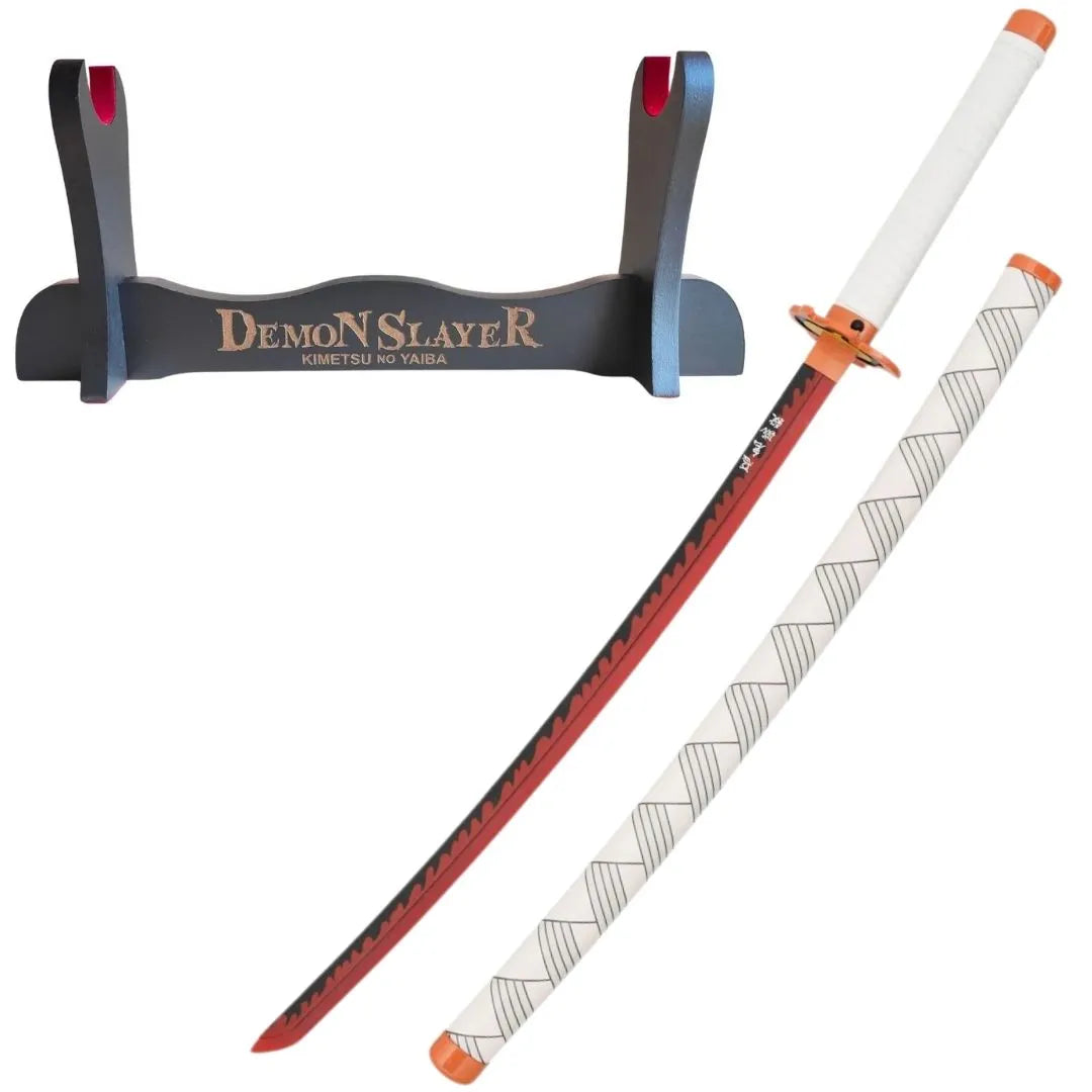 Katana de Rengoku de Acero con Luces Led Kimetsu No Yaiba