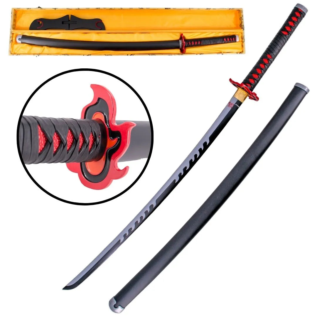 Imagen de Katana de Tanjiro Kamado - Funcional Afilada- Kimetsu no Yaiba - Demon Slayer parte de nuestra colección en Espadas y más, sitio oficial.