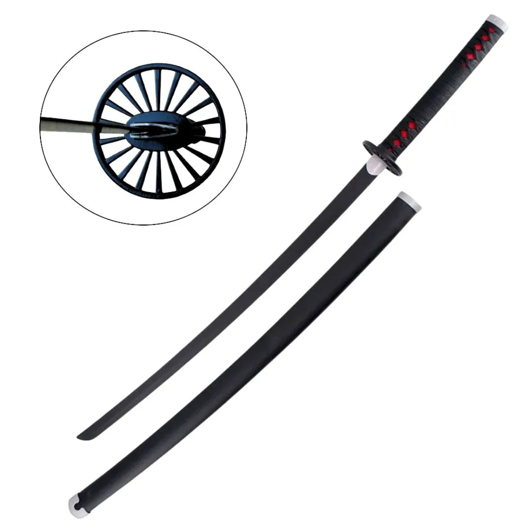 Imagen de Katana de Tanjiro Kamado Decorativa parte de nuestra colección en Espadas y más, sitio oficial.