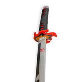 Imagen de Katana de Tanjiro Kamado con hoja de madera de bambú Kimetsu no Yaiba parte de nuestra colección en Espadas y más, sitio oficial.